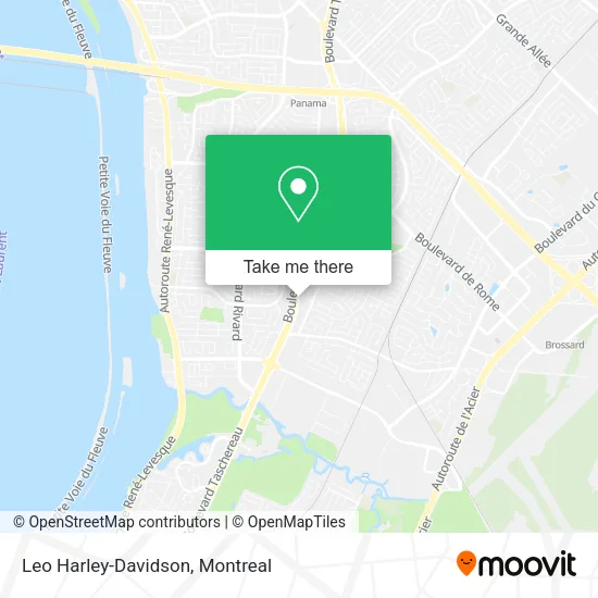 Leo Harley-Davidson map