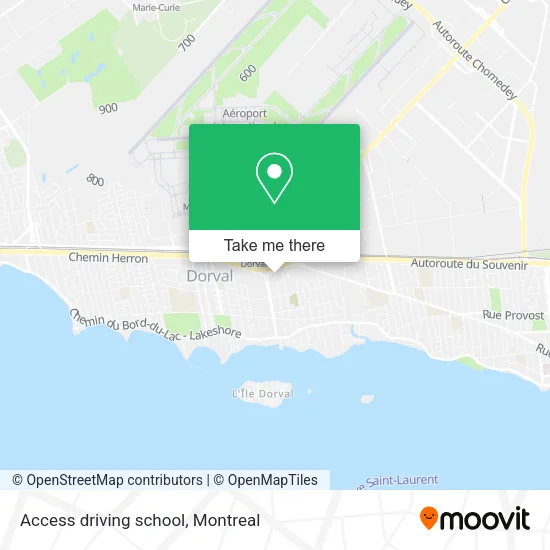 Access driving school map