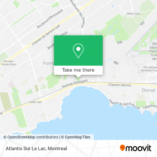 Atlantis Sur Le Lac map