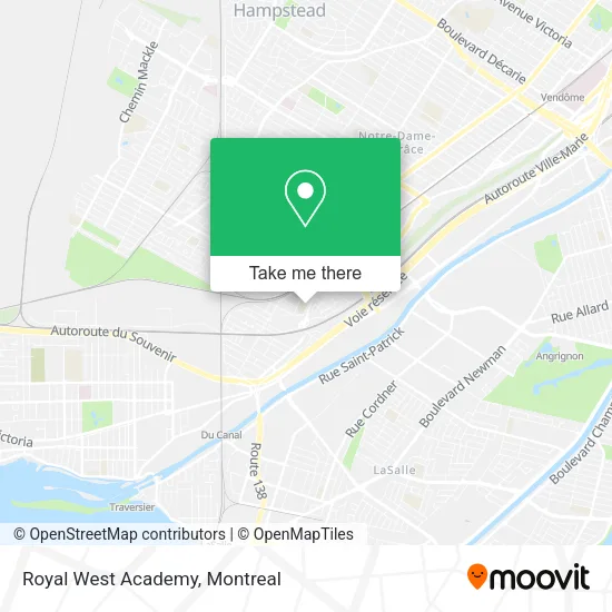 Royal West Academy map