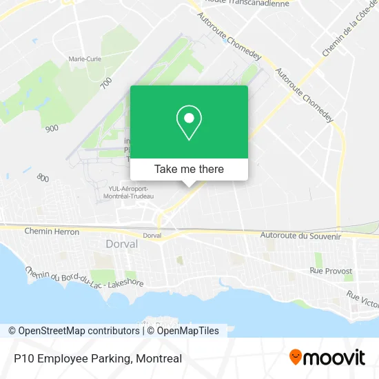 P10 Employee Parking map