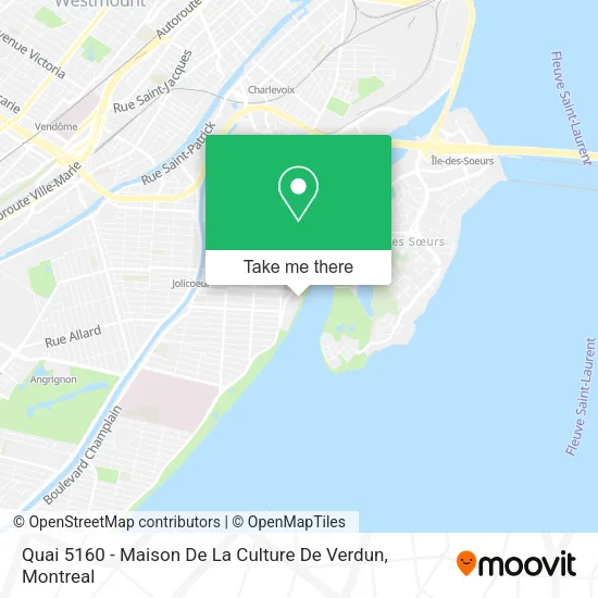 Quai 5160 - Maison De La Culture De Verdun map
