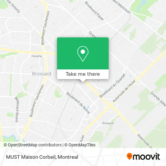 MUST Maison Corbeil map