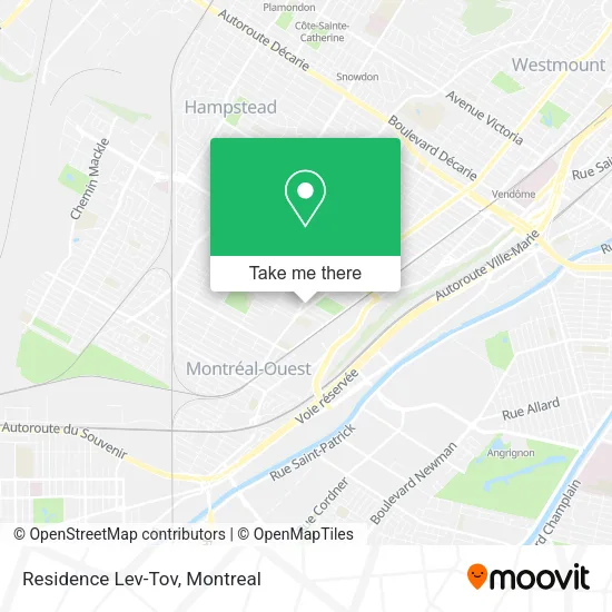 Residence Lev-Tov map