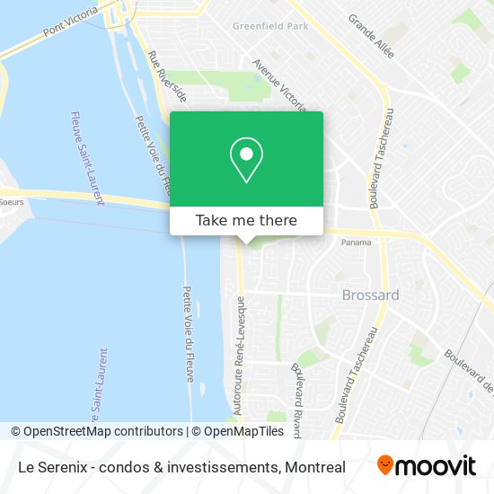 Le Serenix - condos & investissements map