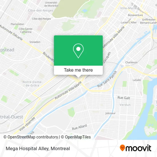 Mega Hospital Alley map