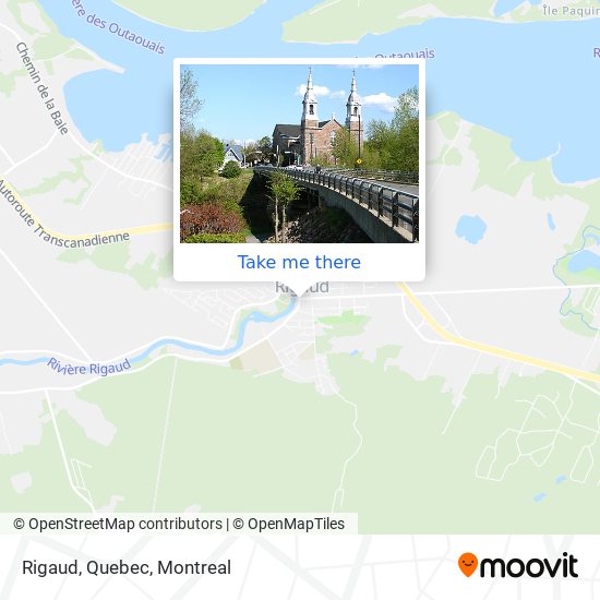 Rigaud, Quebec map
