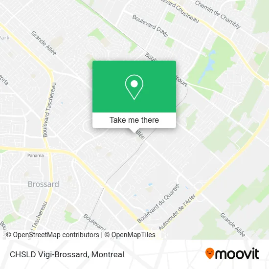 CHSLD Vigi-Brossard map
