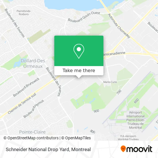 Schneider National Drop Yard map