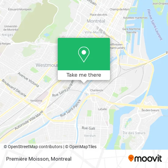 Première Moisson map