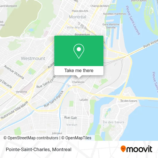 Pointe-Saint-Charles map
