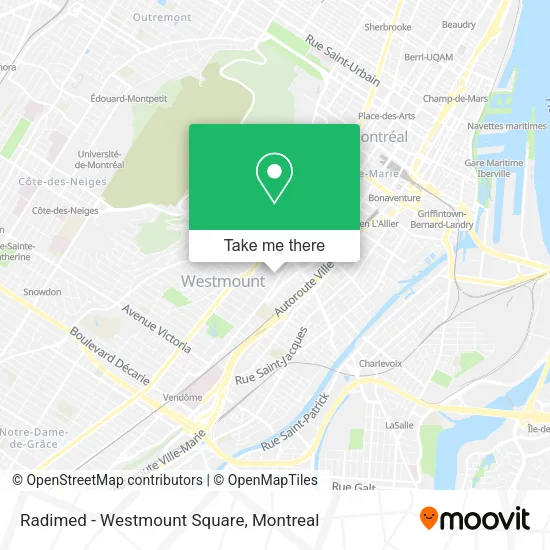 Radimed - Westmount Square map