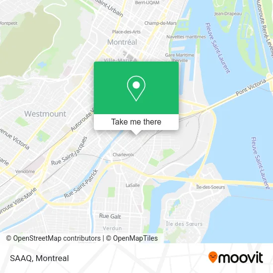 SAAQ map