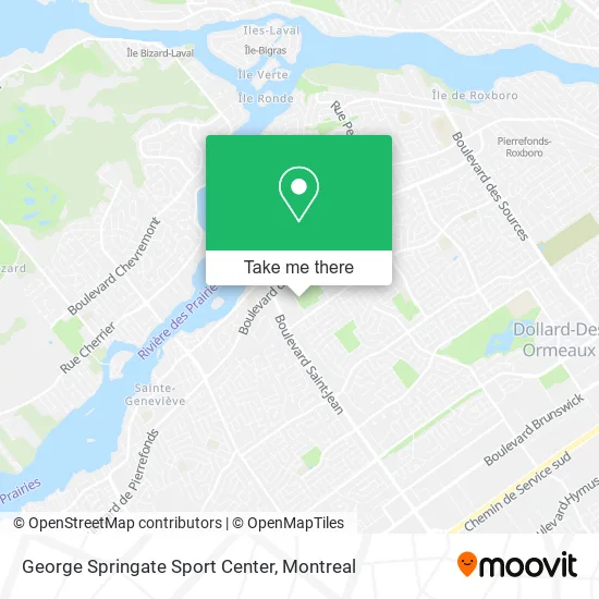 George Springate Sport Center map