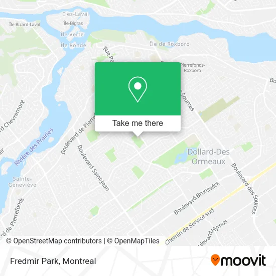 Fredmir Park map