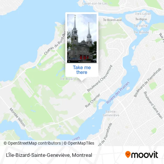 L'Île-Bizard-Sainte-Geneviève map