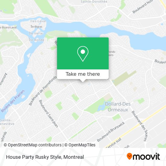 House Party Rusky Style map