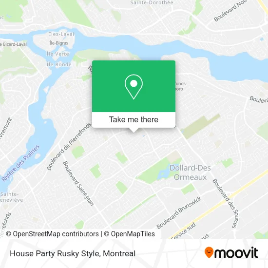 House Party Rusky Style map