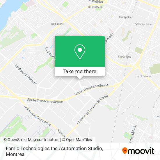 Famic Technologies Inc. / Automation Studio map