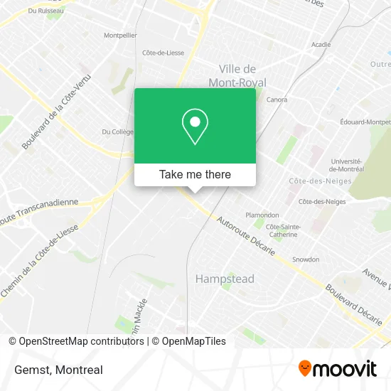 Gemst map