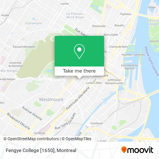 Fengye College [1650] map