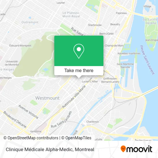 Clinique Médicale Alpha-Medic map