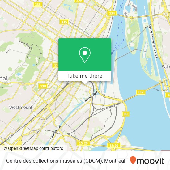 Centre des collections muséales (CDCM) map