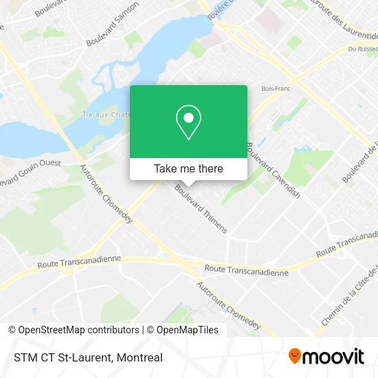 STM CT St-Laurent map