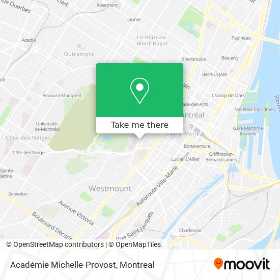 How to get to Acad mie Michelle Provost in Montr al by Bus Metro