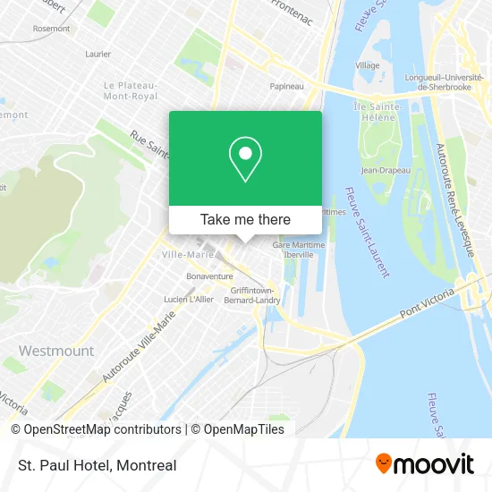 St. Paul Hotel map