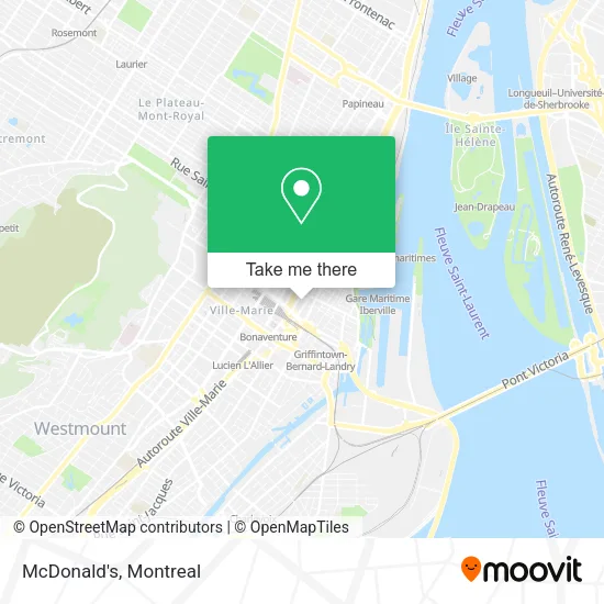 McDonald's map