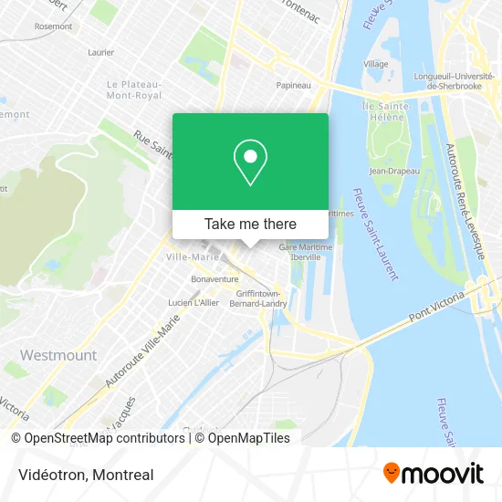 Vidéotron map