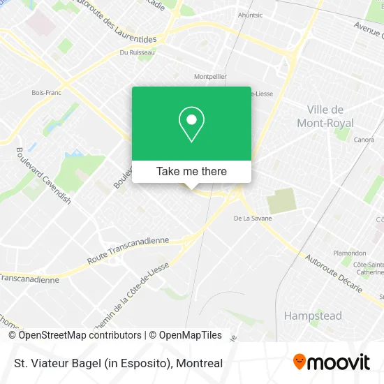 St. Viateur Bagel (in Esposito) map