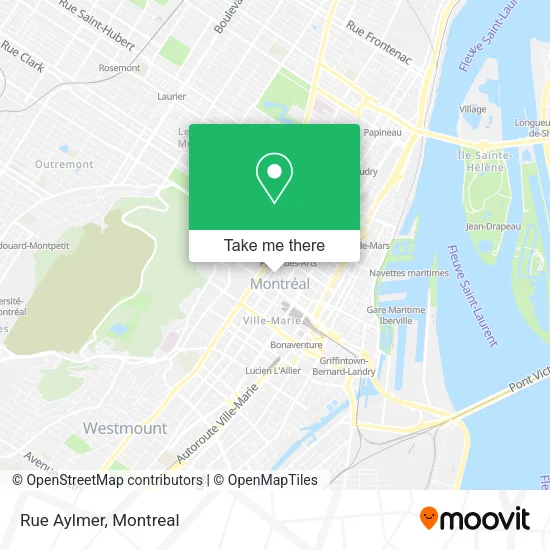Rue Aylmer map