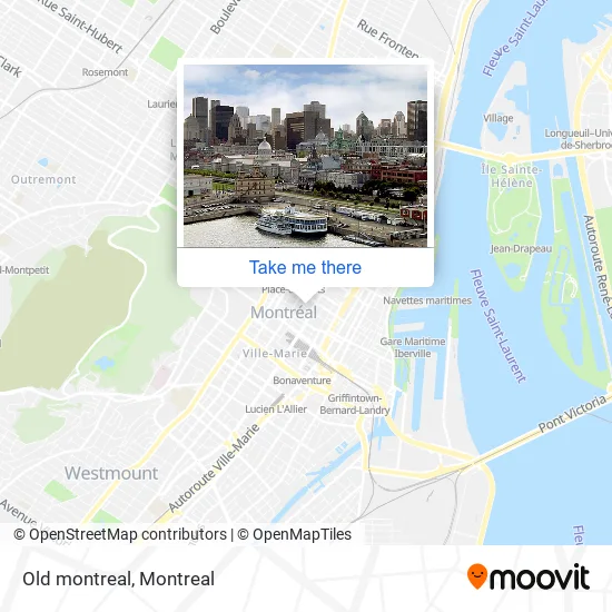 Old montreal map