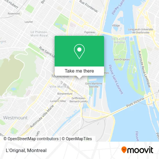 L'Orignal map