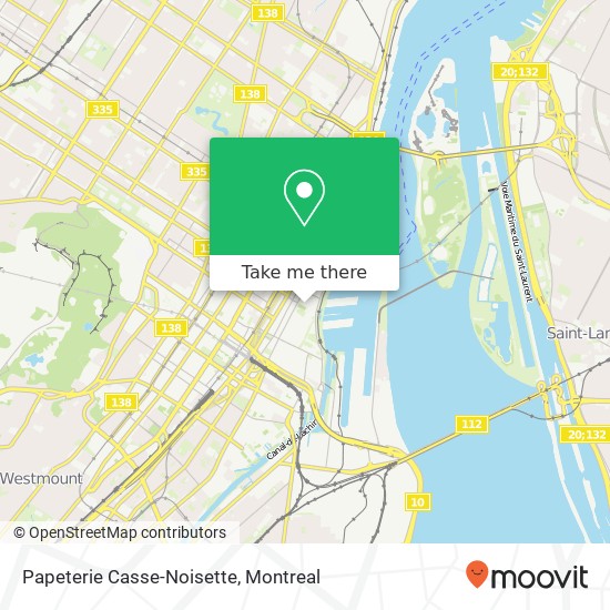 Papeterie Casse-Noisette map