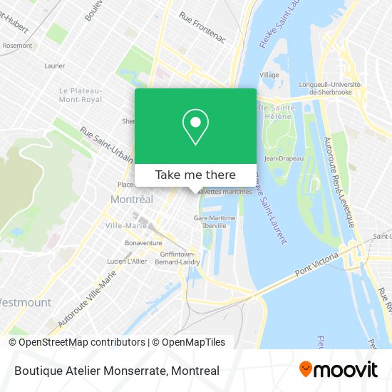 Boutique Atelier Monserrate map