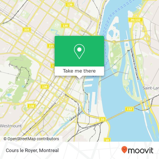 Cours le Royer map
