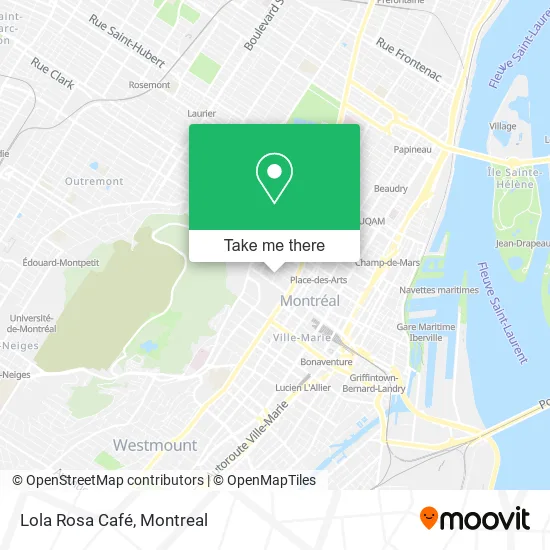 Lola Rosa Café map