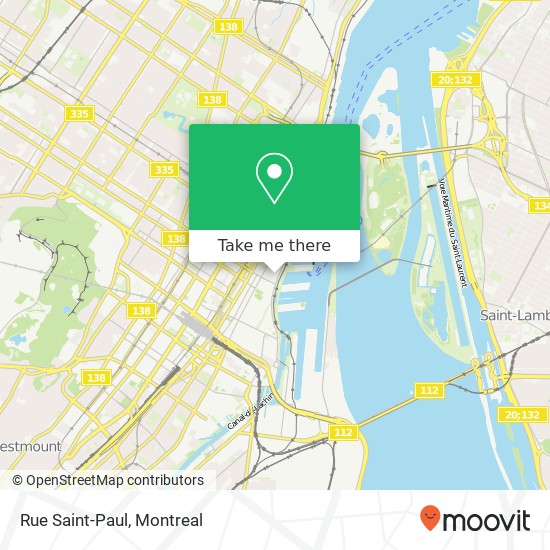 Rue Saint-Paul map