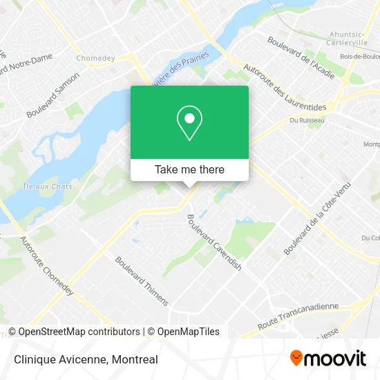 Clinique Avicenne map