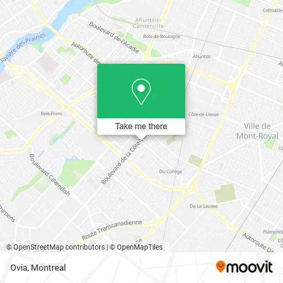 Ovia map