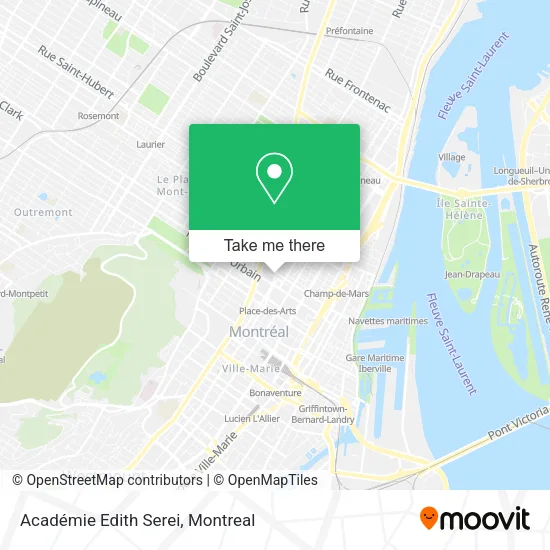 Académie Edith Serei map