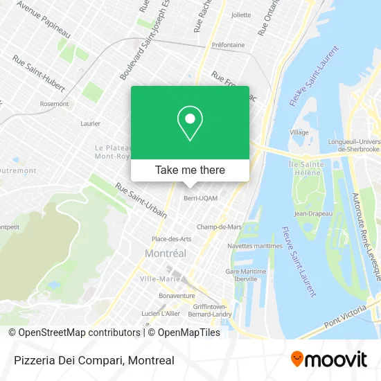 Pizzeria Dei Compari map