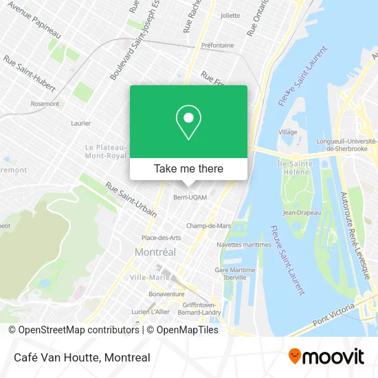 Café Van Houtte map