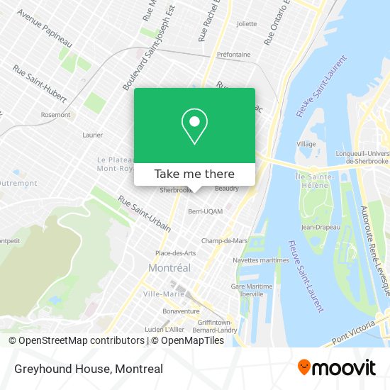 Greyhound House map