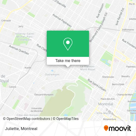 Juliette map