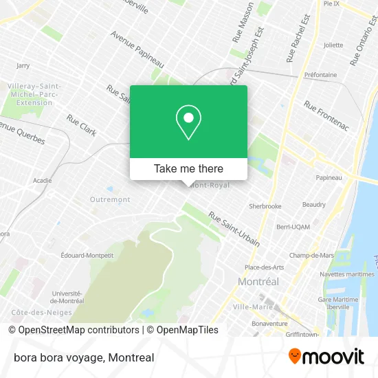 bora bora voyage map