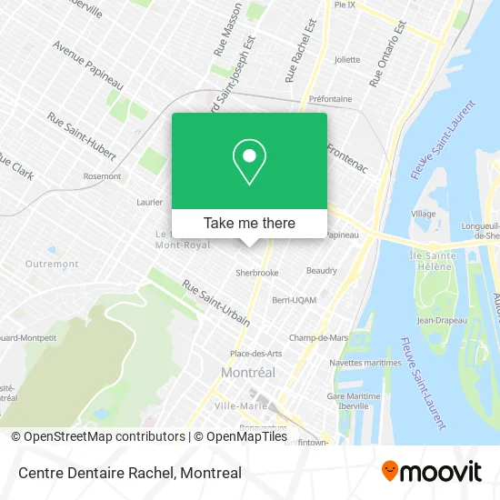 Centre Dentaire Rachel map